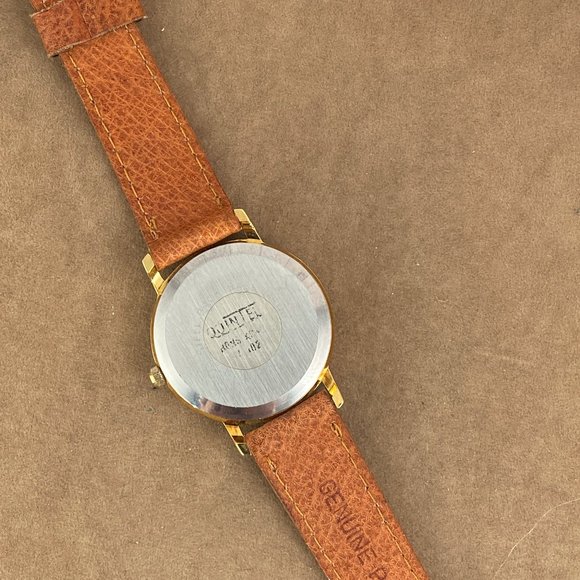 Vintage Consort Gold Tone Moon phase Date Quartz Watch - Picture 5 of 7